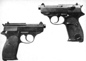 A partir de 1975 a Walther lança no mercado comercial o modelo P-38K (Kurtz) em calibre 9mm Parabellum, modelo destinado à unidades policiais onde o tamanho original da pistola causava um certo transtorno.