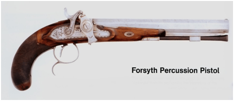10. Forsyth percussion pistol