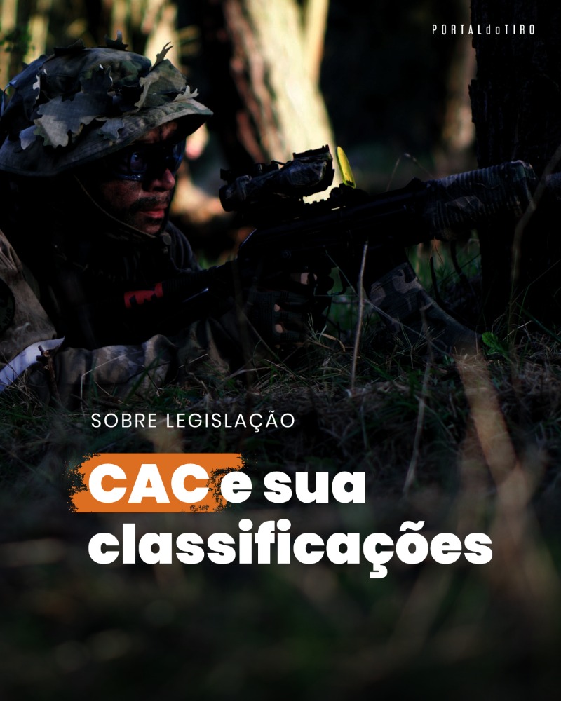 Clube 9mm - A sigla CAC significa: Caçador, Atirador e Colecionador.  CAÇADOR 🐗 Cidadão registrado no comando do exército e Ibama, que realiza o  abate de espécies da fauna exótica invasora, em